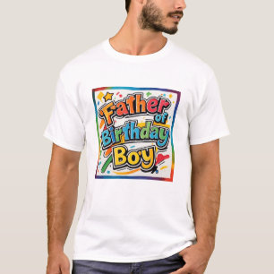 Vader van Verjaardag Jongen Fun Graphics T-shirt