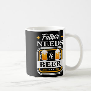 Vader van vrouwen heeft een bier bruid en bruidego koffiemok