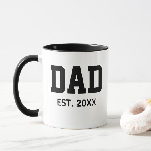 Vader Vaste Modern Coffee Mok (Met donut)