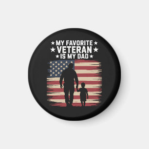 Vader Veterans Day Papa Trots Magneet