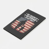 Vader Veterans Day Papa Trots Post-it® Notes (Schuin)