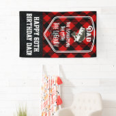 Vader Vist de verjaardag van pap en de mythe Legen Spandoek (Insitu)