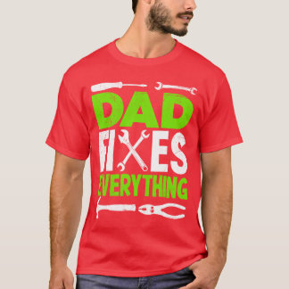 Vader vliegt alles voor vader met hobbyschroevendr t-shirt