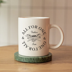 Vader Zoon Alles voor Een Musketeer Vaderdag Gift Koffiemok