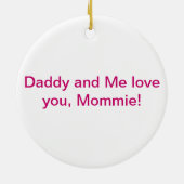 vader/zoon keramisch ornament (Achterkant)