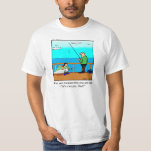 Vader & zoon Vissen Humor Tee Shirt Gift