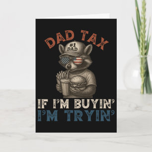 Vaderbelasting Als ik koop, probeer ik grappige va Kaart