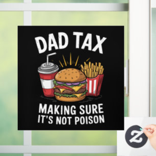 Vaderbelasting zorgen dat het niet giftig is Vader Raamsticker
