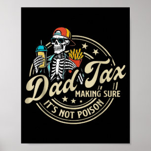 Vaderbelasting zorgen dat het niet ison is Funny F Poster