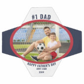 Vaderdag #1 Pap Foto gepersonaliseerd Voetbal (Enkel)