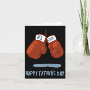 Vaderdag #1 Vader Bokshandschoenen  Kaart