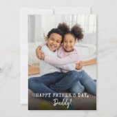 Vaderdag 2 Foto's Feestdagenkaart (Voorkant)