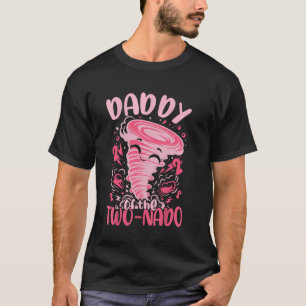 Vaderdag, 2e verjaardag Papa van de Two-nado T T-shirt