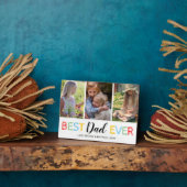 Vaderdag 3 Foto | Beste vader ooit Fotoplaat (Zijkant)