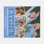 vaderdag | 4 Fotovader Fleece Deken (Voorkant (Horizontaal))