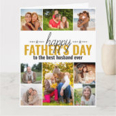 Vaderdag 8 Foto Collage Persoonlijke Kaart (Voorkant)