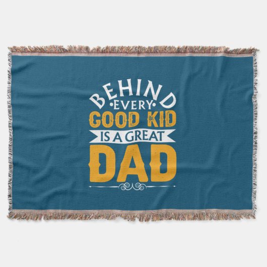 Vaderdag achter goed Kind is een geweldige vader Deken (Voorkant)