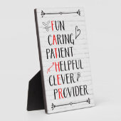 Vaderdag akrotisch fotoplaat (Zijkant)