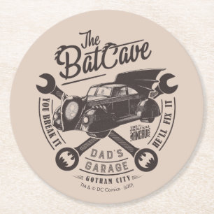 Vaderdag Als je het breekt, zal hij het oplossen Ronde Kartonnen Onderzetter