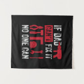 Vaderdag Als Papa Het Niet Kan Repareren Wandkleed (Voorkant (horizontaal))