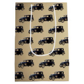 Vaderdag Antiek auto Medium Cadeauzakje (Achterkant)