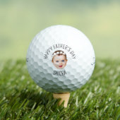 Vaderdag Baby Portrait New Dad aankondiging Golfballen (Insitu Shirt)