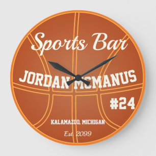 Vaderdag Basketbal Sport Bar Klok Teken