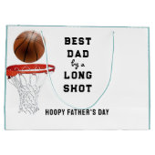 Vaderdag Basketball Pap Groot Cadeauzakje (Achterkant)