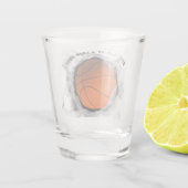 Vaderdag Basketball Pap Shot Glas (Achterkant)