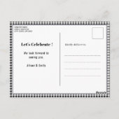 Vaderdag BBQ Party Invitation Briefkaart (Achterkant)