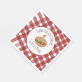 Vaderdag BBQ Picnic Event Sandwich Servet (Hoek)