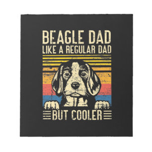 Vaderdag Beagle Dog Dad Notitieblok