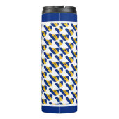 Vaderdag BEST BAJAN DAD Custom Barbados Thermosbeker (Achterkant)