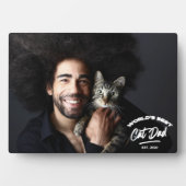  Vaderdag Best Cat Pap Foto Fotoplaat (voorkant)