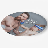 Vaderdag Best Pap Ever Foto Papieren Bordje (Gekanteld)