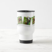 Vaderdag Beste Hond Papa Ooit Fotocollage Reisbeker (Center)