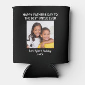 Vaderdag beste oom ooit foto blikjeskoeler (Voorkant)