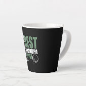 Vaderdag beste opa voor veraf latte mok (Rechterhoek)