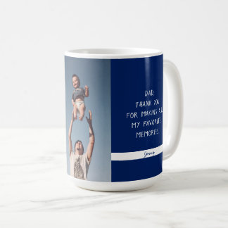 Vaderdag BESTE PAPA Ooit Aangepaste Foto Sjabloon Koffiemok