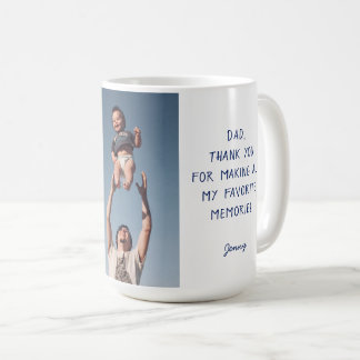 Vaderdag BESTE PAPA Ooit Aangepaste Foto Sjabloon Koffiemok