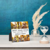 Vaderdag Beste papa ooit fotocollage Fotoplaat (Insitu)
