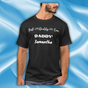 Vaderdag beste papa ooit typografie t-shirt
