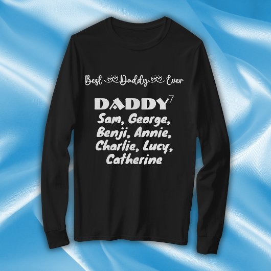 Vaderdag beste papa ooit typografie | t-shirt