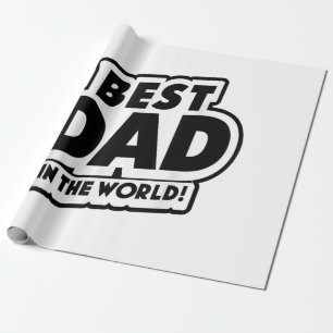 Vaderdag Beste Papa Ter Wereld Cadeaupapier