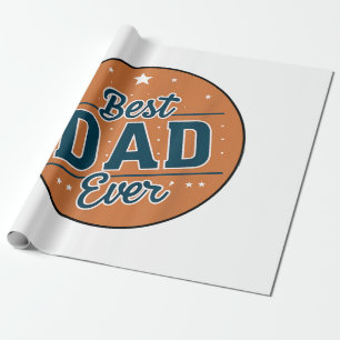 Vaderdag Beste papa ter wereld Cadeaupapier