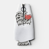 Vaderdag Beste papa ter wereld Flesjeskoeler (Achterkant)