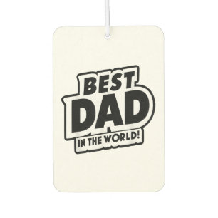 Vaderdag Beste papa ter wereld Luchtverfrisser