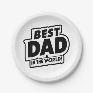 Vaderdag Beste Papa Ter Wereld Papieren Bordje