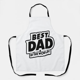 Vaderdag Beste Papa Ter Wereld Schort
