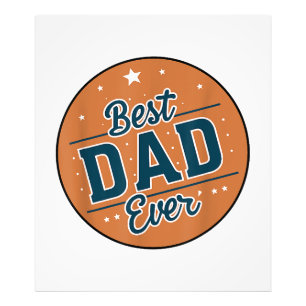 Vaderdag Beste Papa Van De Wereld Foto Afdruk